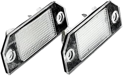 MEXWLOP Mejora de la iluminación de Las lámparas de luz de matrícula for Ford, Focus, 2 ST 225 C MAX C MAX 4502331 4502332 luz de matrícula