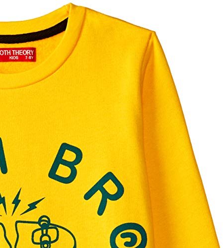 Image of Cloth Theory Boy's Cotton Crew Neck Sweatshirt
