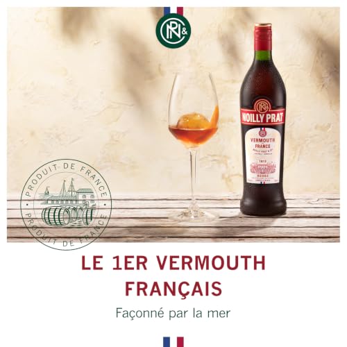 Noilly Prat Rouge Vermouth, 16 % vol., 75 cl/750 ml, Apéritif Français Idéal pour Cocktail Martini, Composé de 29 Herbes Aromatiques et Épices dont l’Orange Douce, la Cannelle et les Fèves de Cacao – vue 2