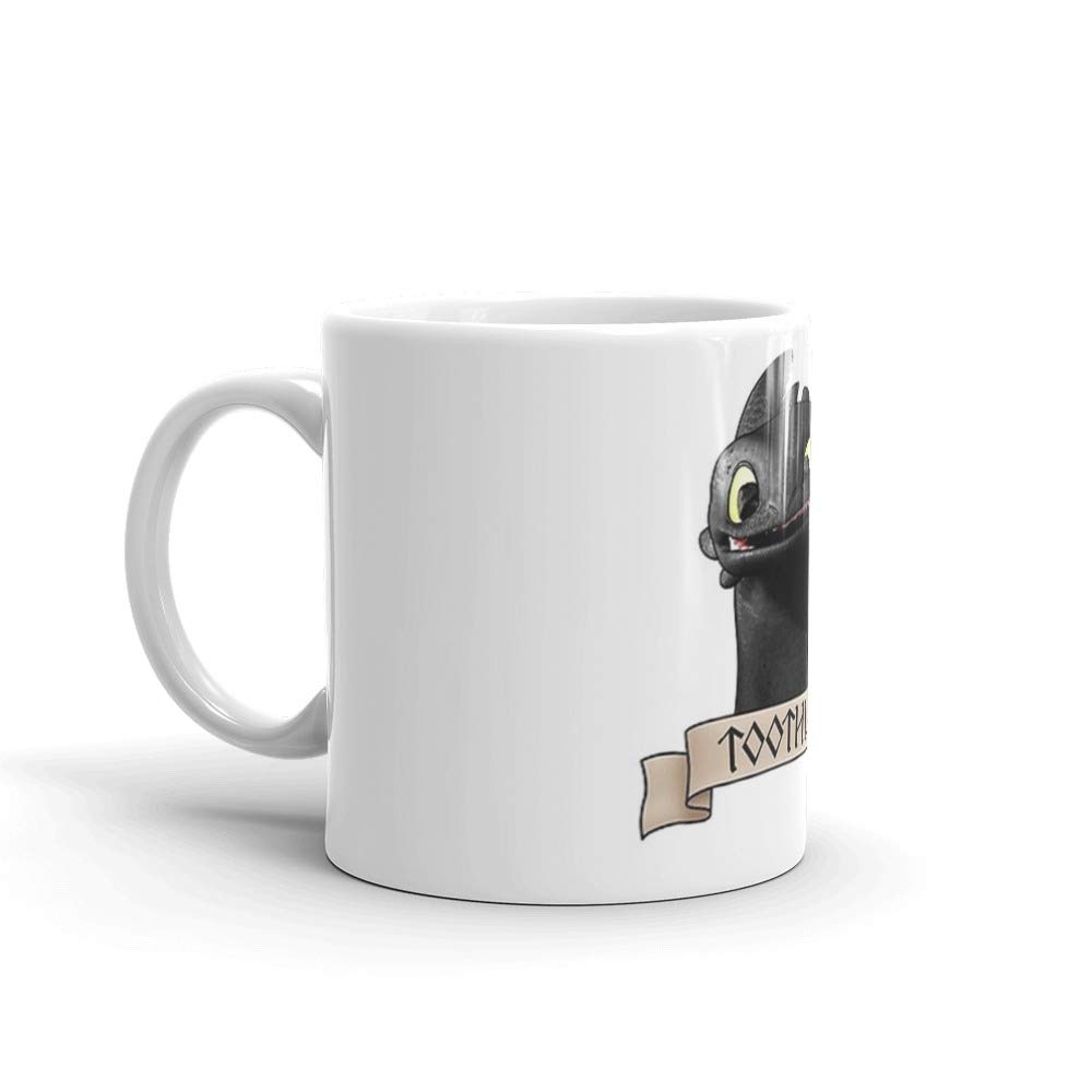 Apular Toothless Smile Mug 11 Oz White Ceramic 11 oz Mug