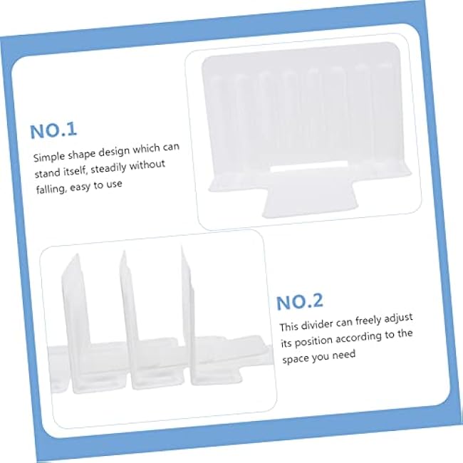 4Pcs Refrigerator Storage Partition Board Drawer Separator for Neat Organization Plastic Dividers for Kitchen Fridge for Fruits Snacks