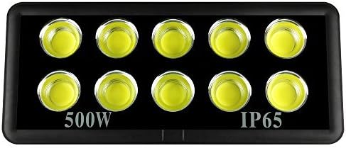 Super Bright 500W COB LED Flood Lights 10 Led Chips Outdoor Lamp 60000LM Daylight White Security Light Waterproof IP65