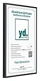 yd. Your Decoration - A2 42x59.4 cm - Cadres Photos en Aluminium Avec Verre acrylique - Excellente Qualité - Noir Mat - Cadre Decoration Murale - Aurora.