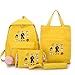 Produktbild Vier Stück Rucksack 2019 Neue Cartoon Candy Color Student Tasche Koreanische Version Der Wilden Großraumreisetasche 1 29 * 13 * 39 Cm