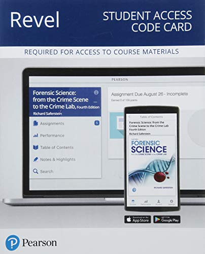 Revel for Forensic Science: From the Crime Scen... 0134806212 Book Cover
