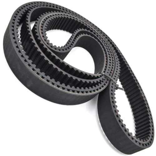 Correa dentada HTD 5M evita roturas mecánicas banda de goma 1380mm 276 dientes 2 piezas