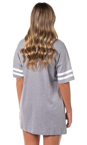 INTIMO Peanuts Women's Lazy Dog Snoopy Nightgown Pajama Shirt Dress For Adults4