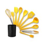 Haiqings Speicherbucket Yellow Silic Tool Utensilien 10-teilige Koch-Koch-Multifunktion yubin1993
