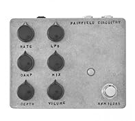 Modulation pedal closely resembling vibrato/chorus. Randomly modulates a short time delay to create unexpected shifts in pitch. The result is a non cyclical vibrato/chorus/flanger-type thing. Old tape flavours. 2-year Fairfield Circuitry warranty.