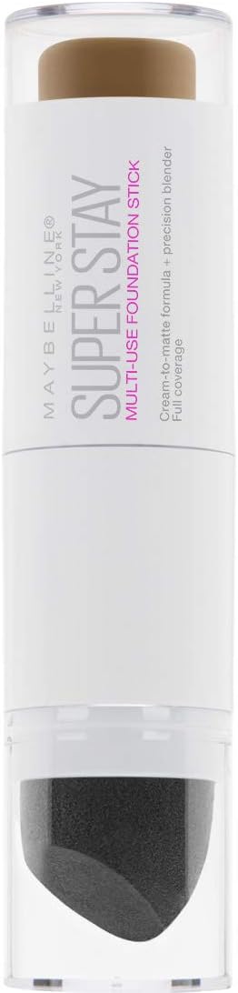 Maybelline New York Super Stay Foundation Stick for Normal To Oily Skin, Warm Coconut, 0.25 Ounce