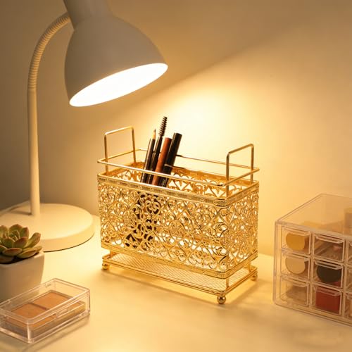 Boîte à pinceaux de maquillage et porte-crayons multifonction de rangement bureau