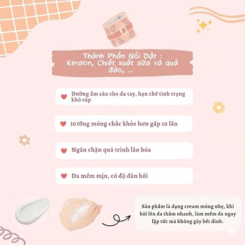 Image of Vaseline 24H Deep Moisture Hand & Nail Cream Made in Korea - Intensive Hydration for Extremely Dry Skin - 60ml Tube