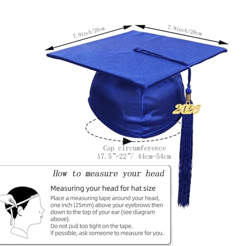 Newrara Shiny Kindergarten and Preschool Graduation Cap for Kids with Tassel4