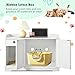 Hidden Litter Box Furniture Enclosure for Indoor Cats All-in-One Cat Cabinet with Ventilation Holes,Double-Layer Litter Mat Indoor Cat House with Storage Drawer Side Table Cats Box Cabinet