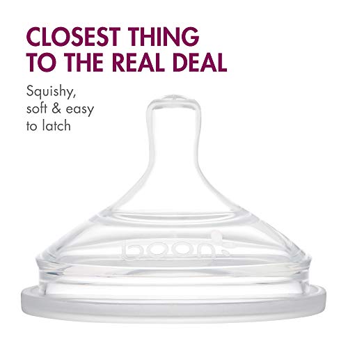 Boon B11232 Nursh Newborn Silicone Baby Bottle Nipples thumb #2
