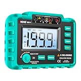 QUXVUIS ANENG 2000mΩ 1999 Zählt Digitalanzeige Hintergrundbeleuchtetes Megohmmeter Widerstandsmessgerät Batteriebetriebener Tester Elektrikerbedarf