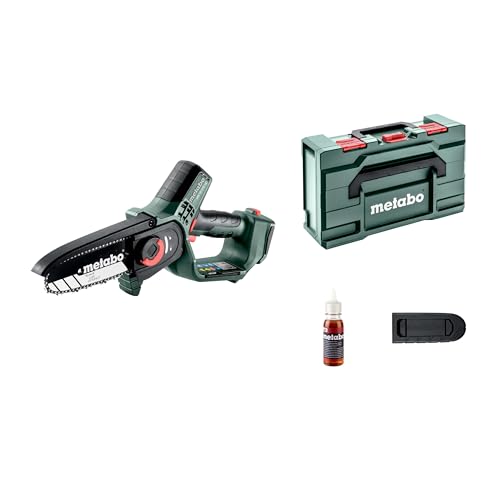metabo Akku-Gehölzsäge MS 18 LTX 15, 18V Astsäge für Baumschnitt, 15 cm