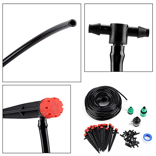 automático de irrigação de jardim com mangueira de 25 metros, kit de irrigação por gotejamento ABS d