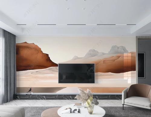 Photo Wallpaper 3D Desert Sandstone Natural Scenery Wallpaper Nonwoven Mural Decoration Poster Living Room Bedroom Corridor Modern Wall Decor Size Custom