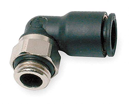 Legris 4mm Plastic/Metal Combination Elbow, 90(Deg), Black - 3199 04 09