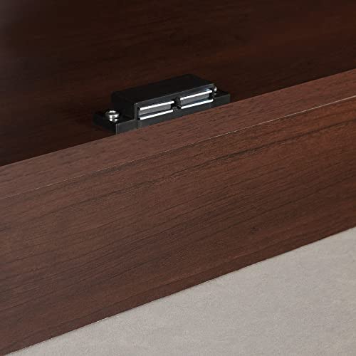 South Shore Tall 4-Door Storage Cabinet With Adjustable Shelves, Royal Cherry #TOP7