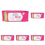 Corine de Farme - Toallitas Intimas Suaves para Mujer - 98% de Origen Natural, con Flor de Almendro - Limpieza, Higiene y Frescor - Uso Diario - x20 Unidades (Paquete de 5)