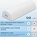 Everlasting Comfort Under Knee Pillow for Back Sleeping - Memory Foam Half Moon Leg Bolster Pillow for Back Pain, Thoracic Support