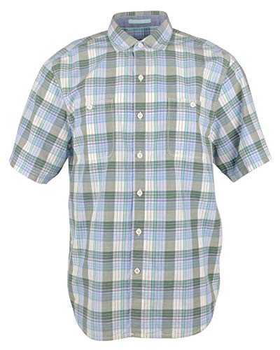 Men s Mai Tai Plaid Camp Shirt-TL-S