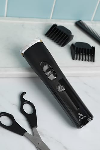 Andis 560547 Envision Cordless High-Speed Hair Clipper, 21-Piece Kit, Adjustable Blade, 1.5” LED Digital Display Screen, Black - image 3