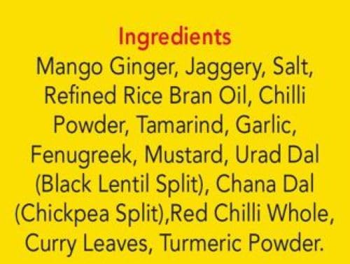 Swetha Telugu Foods Mango Ginger Pickle with Garlic, No Preservatives, 500g - Pet Bottle - Image 3 thumbnail