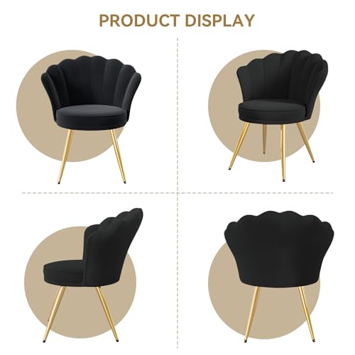 Luxury Accent Chair Velvet Upholstered
