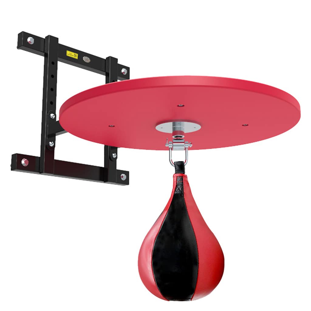 Robuste Speedbag-Plattform mit Speedball, höhenverstellbar, Reflexbag-Plattform,g-Plattform mit Speedball, höhenverstellbar, Reflexbag-Plattform, Birnenball-Halterung für Fitness-Boxtraining