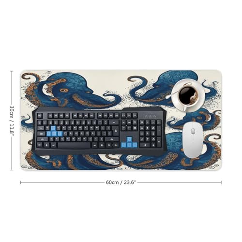 Pad Mouse Gaming Grande Tentacles Octopus 60x30 cm miniatura 2