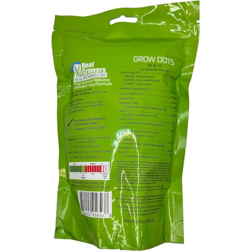 Grow Dots Extended Veg Plant Food, Single-Application, Programmed-Release Plant Nutrient Fertilizer 24oz