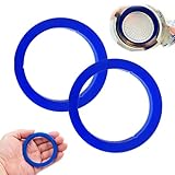 Junta de Silicona para Grupo E61 73x57x8.5mm 1 Unidad, Goma Azul de Silicona Grado Alimenticio para Cafetera Espresso, Compatible con La Marzocco, Cafeteras Profesionales y Uso Doméstico