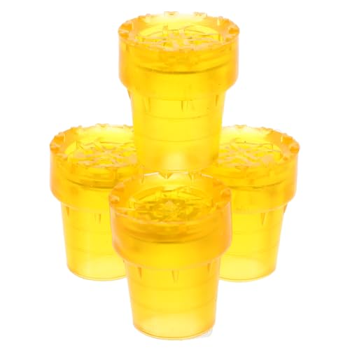 WRITWAA Fundas Antideslizantes de Goma para Bastones de Trekking, 4 Unidades, Puntas Resistentes al Desgaste, Reemplazo para Muletas y Bastones, Accesorio para Mayor Estabilidad