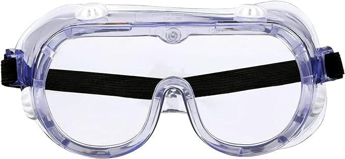 Miniatura 2 de Gafas de seguridad contra salpicaduras químicasimpactos, suaves, ajustables, 1 paquete