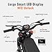 Riding'times GT73 Electric Dirt Bike for Adults | 2000W Electric Dirtbike with 1747Wh Dual Battery, Max 37 MPH & 85 Miles Range, 25