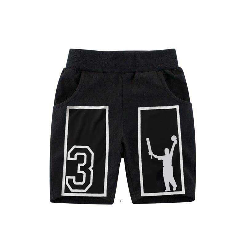 Image of Yellow & Black Cotton Boys Shorts with Pockets and Drawstring |Sports Shorts|Everydaywear|Value Pack|Clothing Sets|Baby Clothes|Boy Clothes| Pack of 2