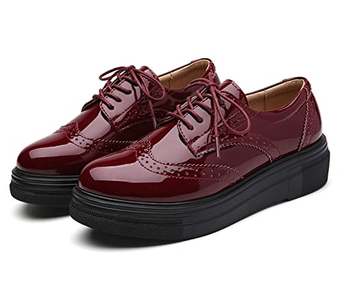 Dadawen - Scarpe da donna con lacci, stile casual