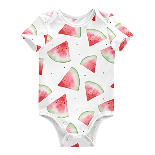 Image of vvfelixl Baby Bodysuits Short Sleeve Cotton Baby Clothes For Boys Funny Baby Suits For Girls 0-24 Months