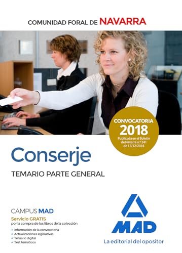 Conserje de la comunidad foral de navarra. Temario parte específica