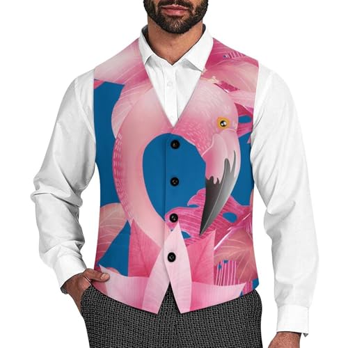 Men's Fruit Suit Vest Slim Fit Business Dress Vest Waistcoat for Wedding Party Casual Dress