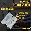NomPat 64GB Bootable USB 3.0 - System Repair, Recovery & Reinstall Tool Compatible with Windows 11- UEFI | Legacy Support - No Key Included