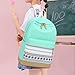 CAMTOP Girls Backpack with Lunch Box set Teen Backpack for School Bookbag