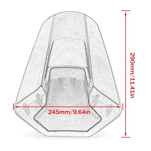 Capot de carénage siège arrière pour GSX-S1000 aérodynamique