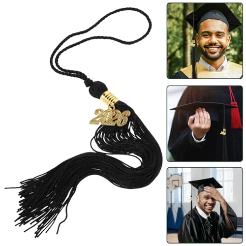 Gadpiparty 4Pcs 2026 Graduation Cap Tassels Memorial Charms for Grad Hat Accessories Doctoral Tassel Decorations 15.35In Graduation Ceremony Keepsake by Gadpiparty - Image 9