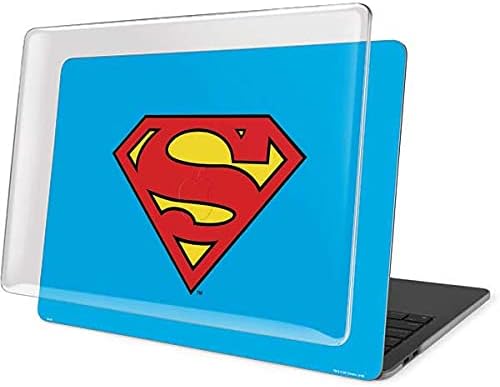 Skinit Case + Skin Compatible with MacBook Pro 15in (2016-19) - Officially Licensed Warner Bros Superman Official Logo Design
