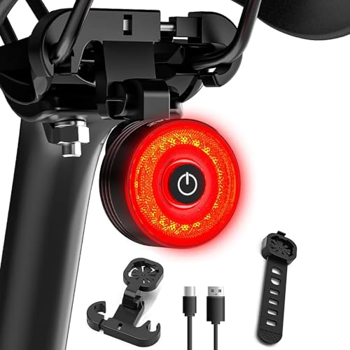 Fahrrad Rücklicht Smart - Auto ON/Off Fahrrad Licht Rennrad Rücklicht...