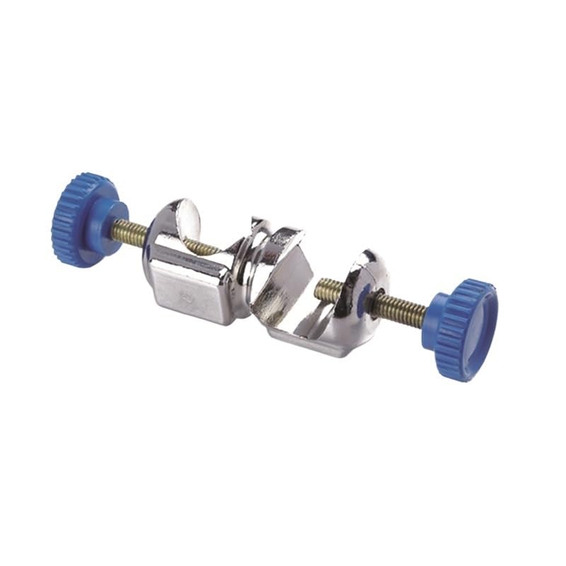 Cross clamp, Chrome Plated Finish, Plastic Headed Screws, for rods up to 15mm in Diameter